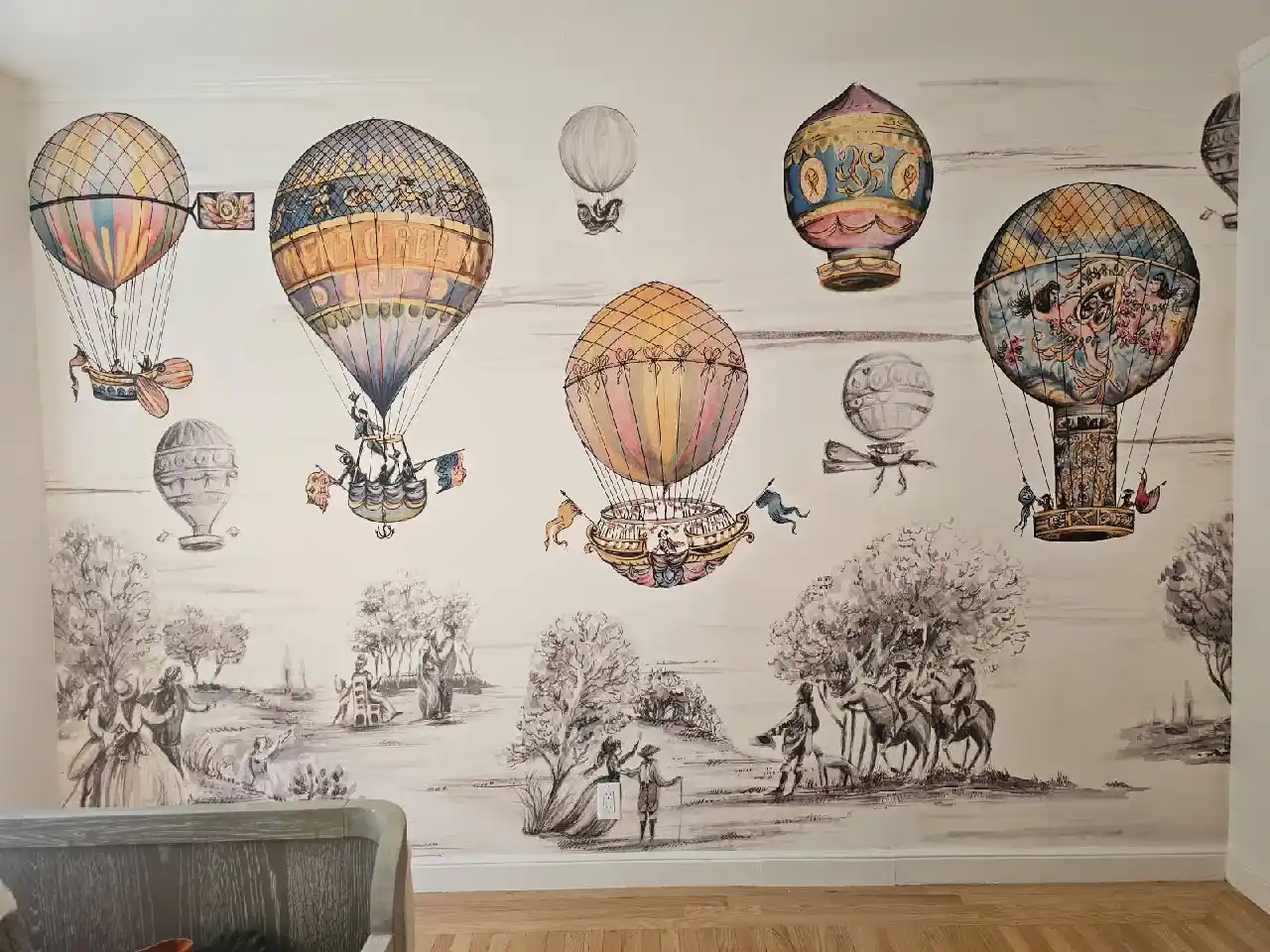 Commercial Wallcovering Installation result in South Mountain Village, Phoenix