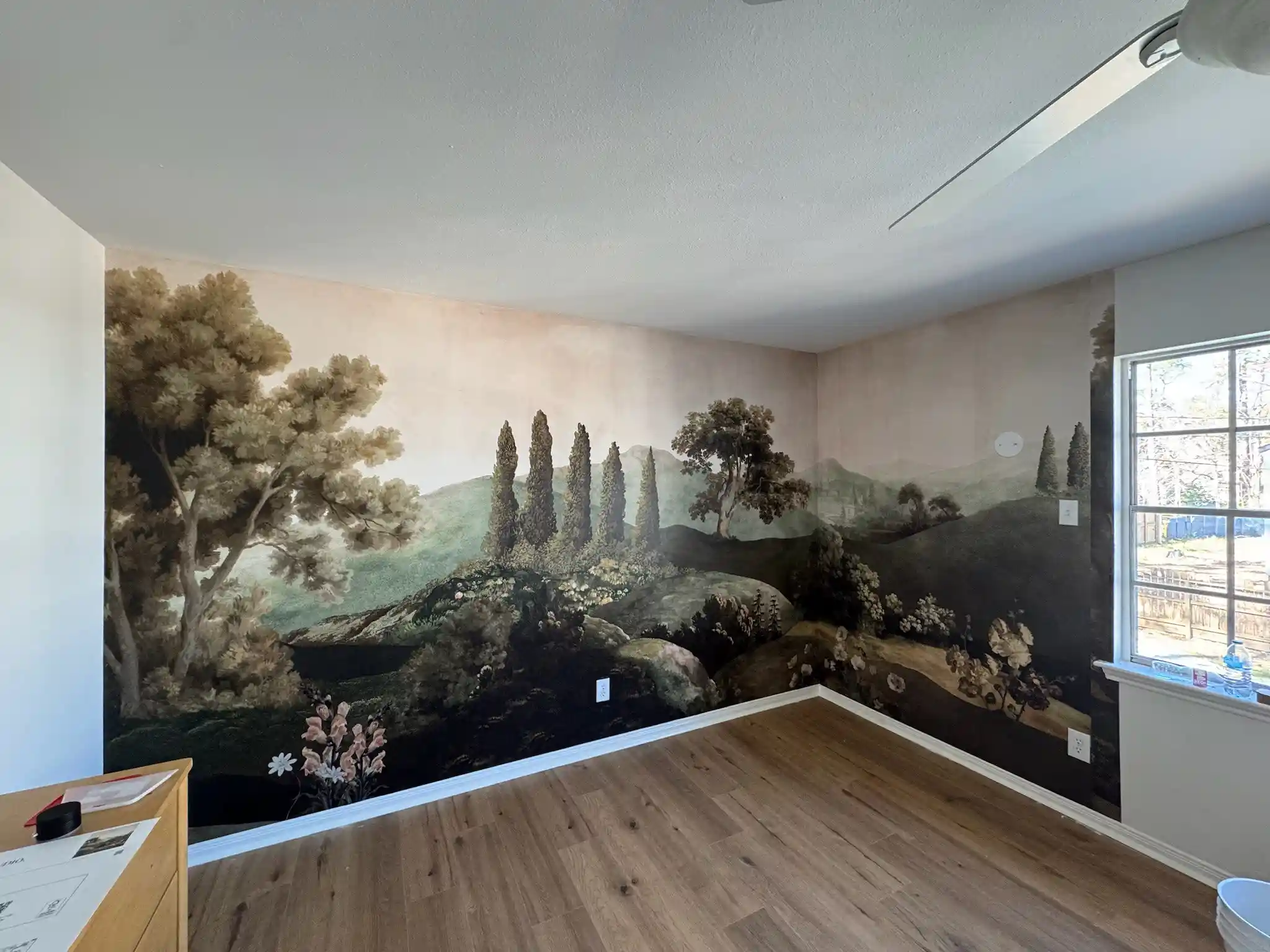 Interior wallpaper design in Glendale, AZ