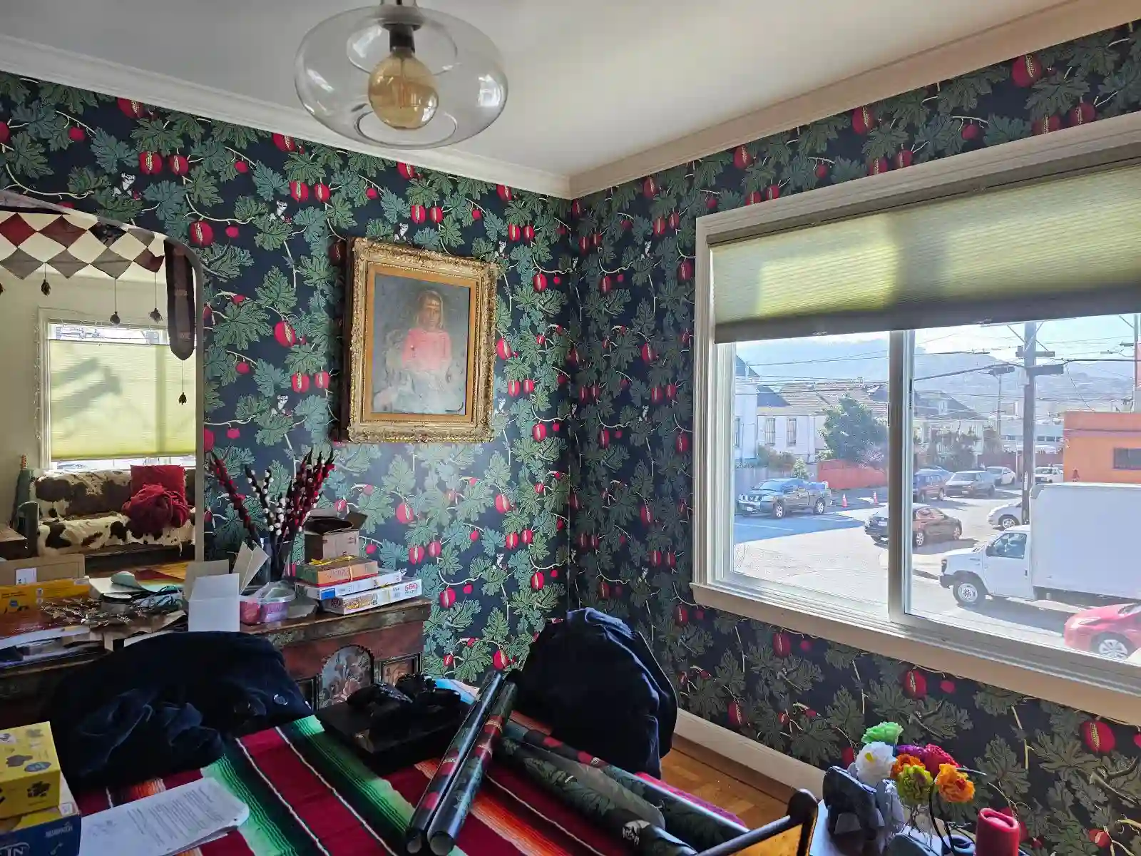 Historic home wallpaper restoration in Downtown Phoenix