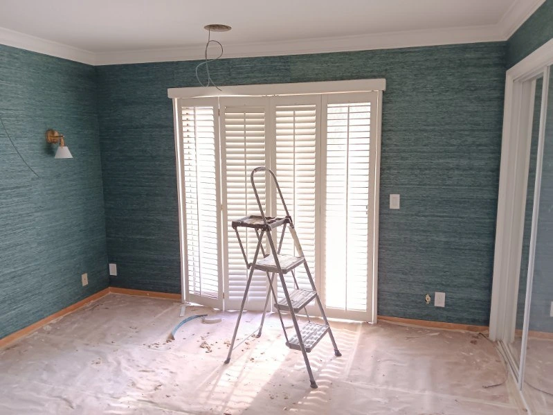 Professional wallpaper installation team at Tucson Wallpaper Studio in Uptown Phoenix